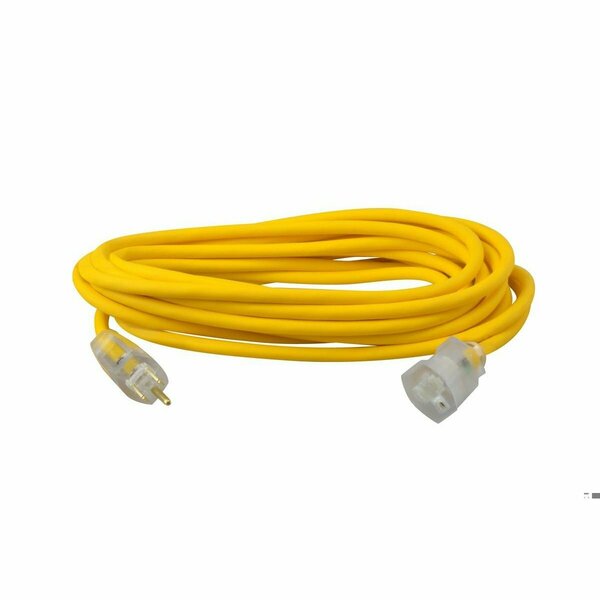 Extension Cord, SJEOOW, 25 ft 14/3, Lit/End