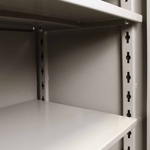Storage Cabinet, Welded, 14 ga., 4 Shelves