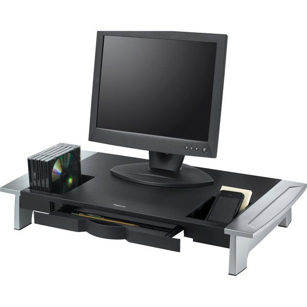 Monitor Riser, Black/Silver