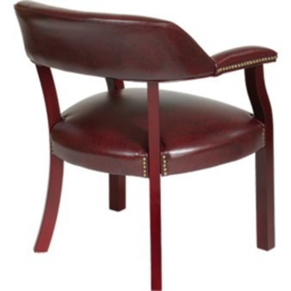 Ox BloodTraditional Guest Chair, 24 1/2