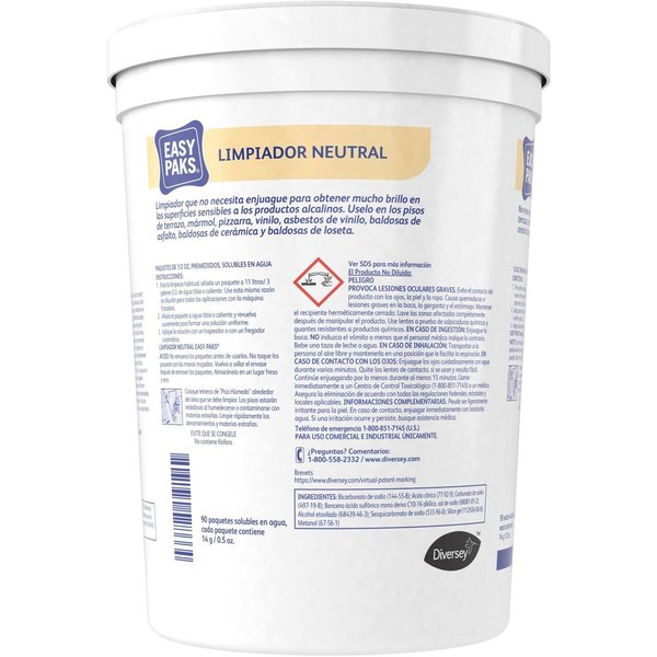 Neutral Cleaner, 0.5 oz. Packet, Pine, 2 PK