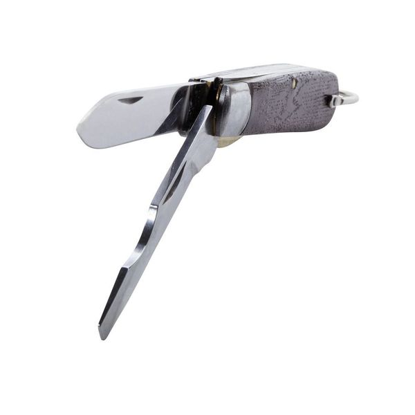 Pocket Knife, Spear, Plastic with Faux Wood Grain, 6-5/8