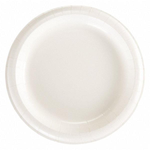 Paper Plate, 8 1/2 in, White, PK500