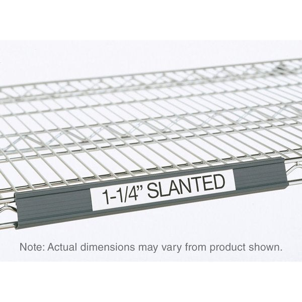 Bin Mark, Gray, Slanted, 18 In, Ea