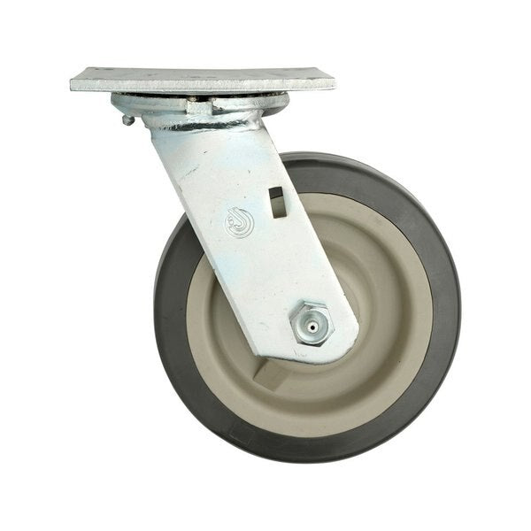 Caster, Swivel, Polyurethane, 6 In, Ea
