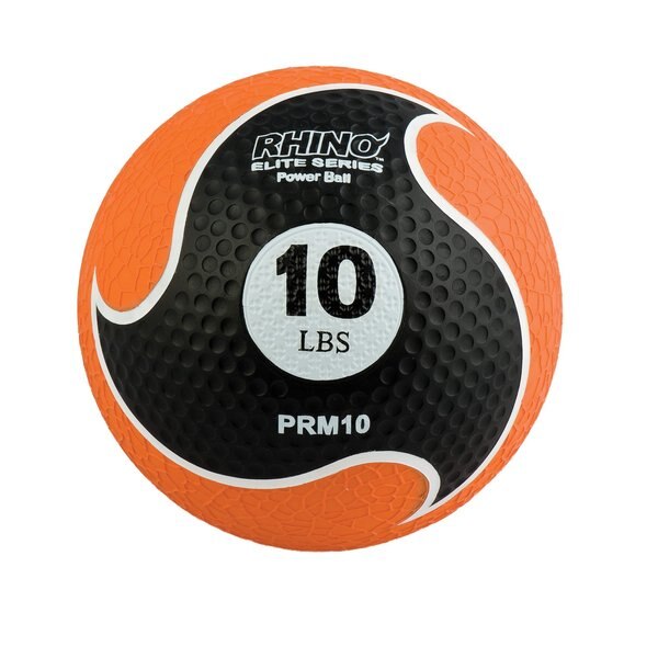 Rhino Elite Medicine Ball, 10lb, Orange