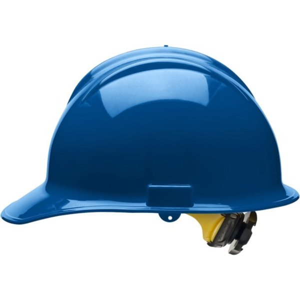 Front Brim Hard Hat, Type 1, Class E, Ratchet (6-Point), Blue