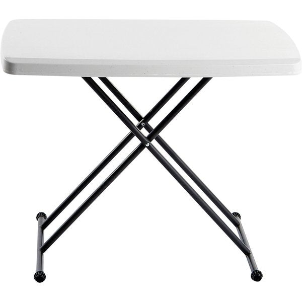 Rectangle IndestrucTableÃÂ® Classic Folding Table, Platinum Granite - 30