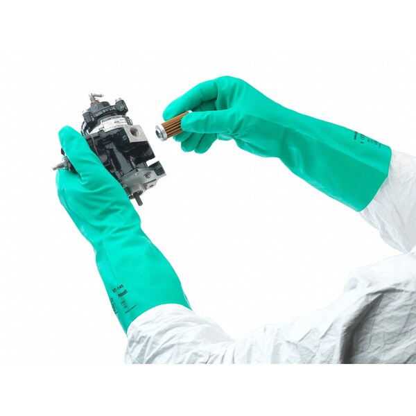 Chemical Resistant Glove, 11 mil, 9, PR