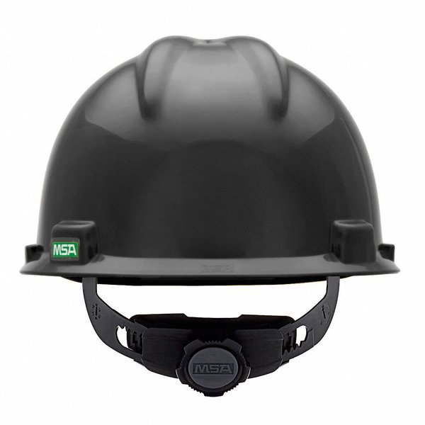 Front Brim Hard Hat, V-Gard, Slotted Cap, Type 1, Class E, Fas-Trac Ratchet Suspension, Black