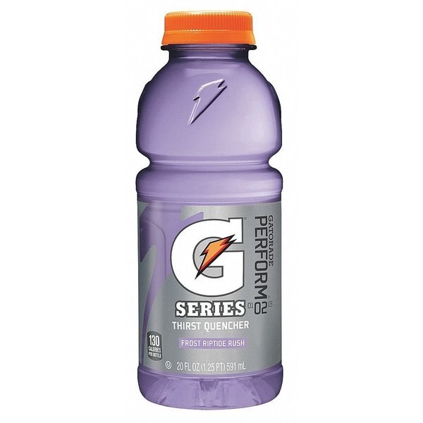 G Series Sports Drink, 20 oz ready to drink, Frost Riptide Rush, 24 Pack