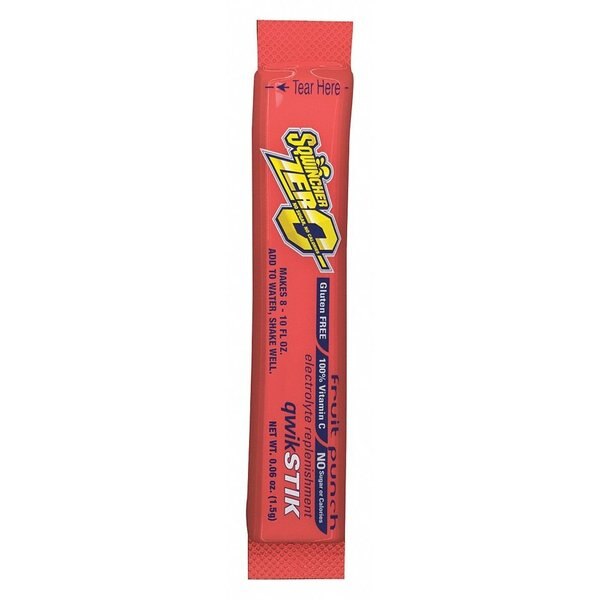 Quick Stiks, Sugar Free Drink Mix Powder, 20 oz Yield Per 11 oz Pack, Fruit Punch, 500 Packs