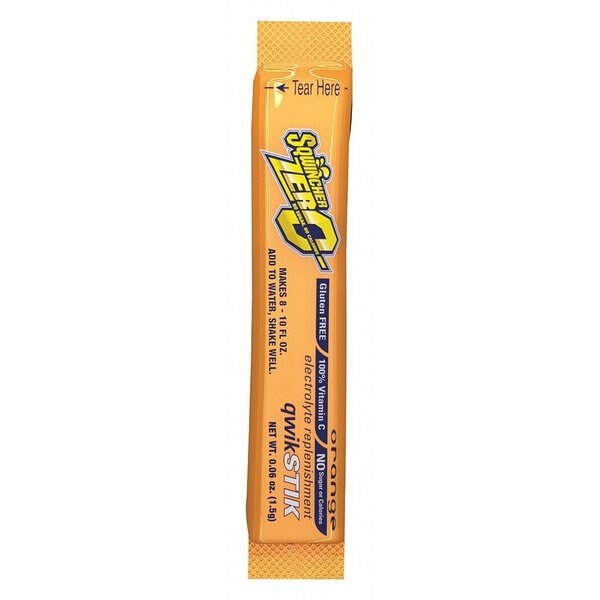 Quick Stiks, Sugar Free Drink Mix Powder, 20 oz Yield Per 11 oz Pack, Orange, 500 Packs