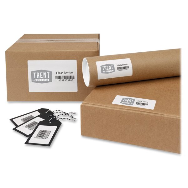 Printer Label, White, Labels/Roll: 3000