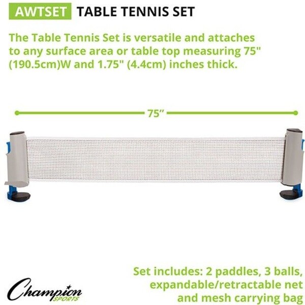 Anywhere Table Tennis Set