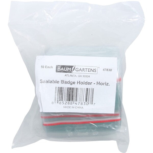 ID Badge Holder, Horizontal, PK50