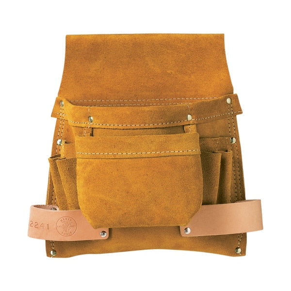 Brown Leather 6 Pockets