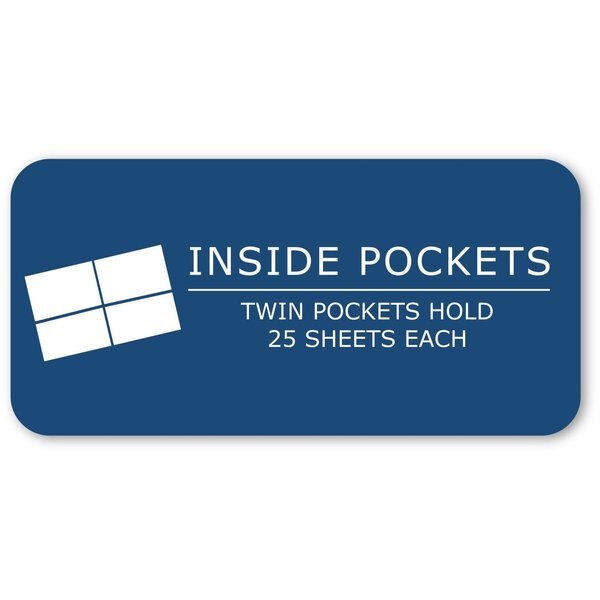 Case of Gold Paper Pocket Folders, 11.75
