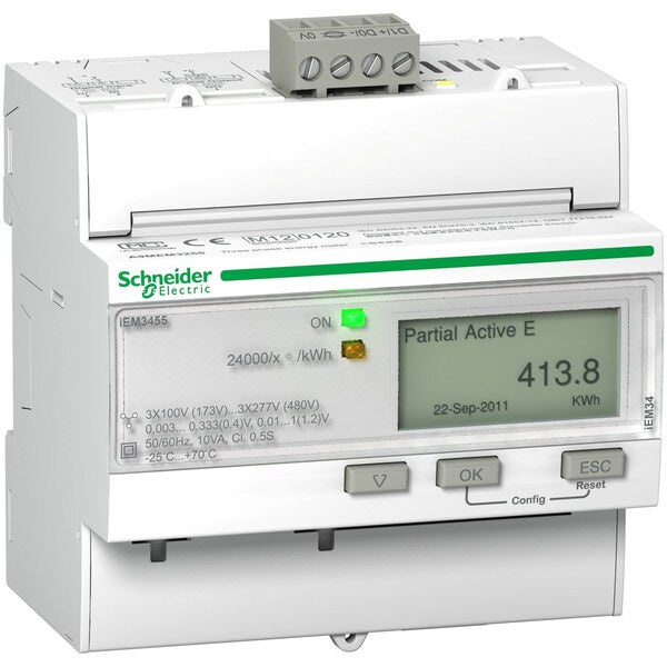 IEM3455 energy meter-Modbus-1 DI-1