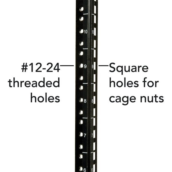 Rack Enclosure, 96 in H, 32 in W, 65 in D
