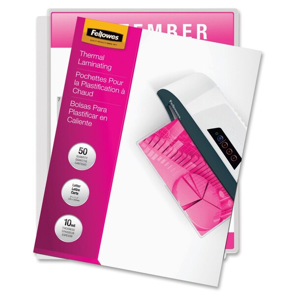 Laminating Pouch, Letter, 10 mil, PK50