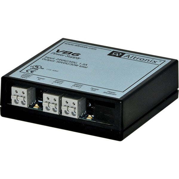 Power Supply, 24VAC/DC @ 1.5A Input V, Blk