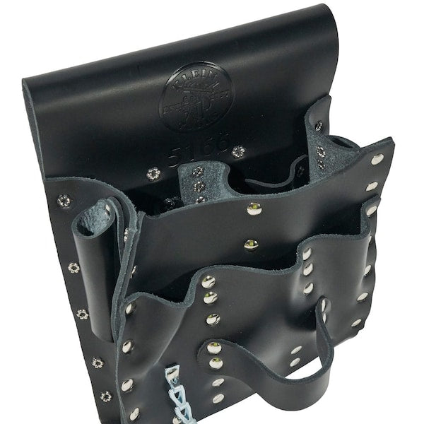 Black Leather 7 Pockets