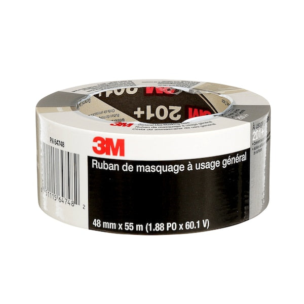 Masking Tape, Tan, 1-7/8 in. W, 4.4 mil