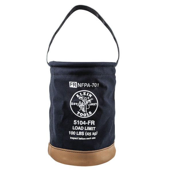 Bucket, Canvas, Flame-Resistant, #4 Flame Resistant Canvas, Black
