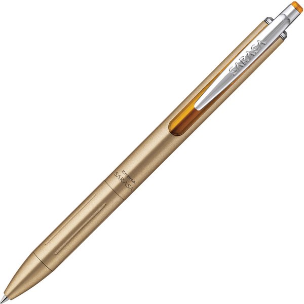 Sarasa Grand Retractable 0.7mm Gold Barrel/Black Ink 1pk