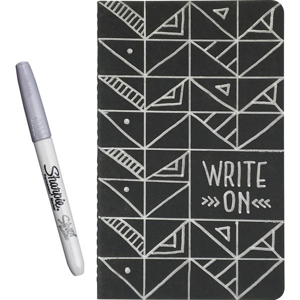 Permanent Marker, Fine Tip Metallic Silver PK12