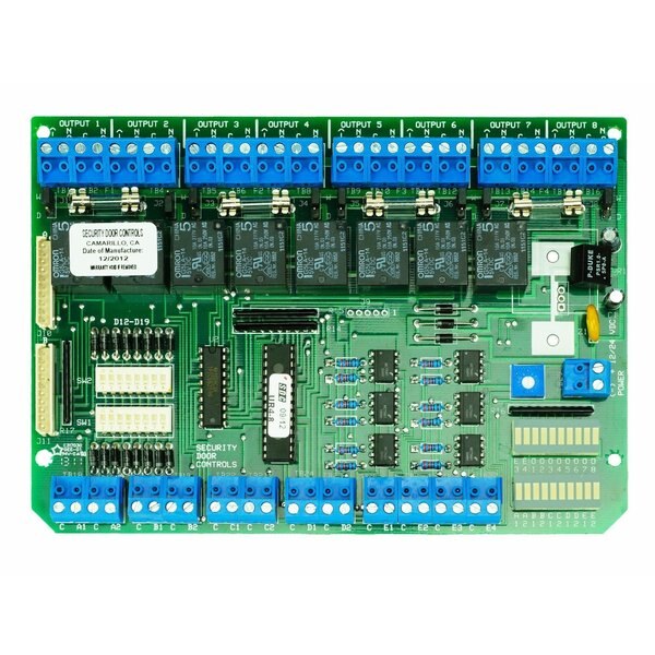 Controller, 7in.L, 5in.W, Use with 4 Doors