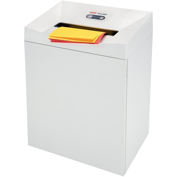 Paper Shredder, Strip-Cut, White, 21 gal.