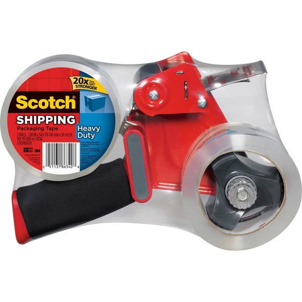 Dispenser, Tape, Pkg, Hd, 2 Rl, PK2