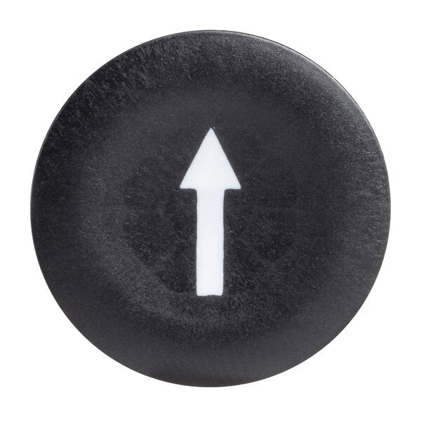 Black cap marked arrow for circular push