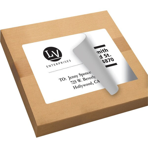 AveryÂ® Shipping Labels with TrueBlockÂ® Technology for Laser Printers 5165, 8-1/2