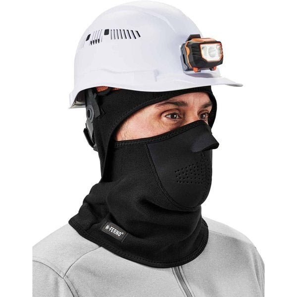 Balaclava, Black, Fleece/Neoprene, Universl