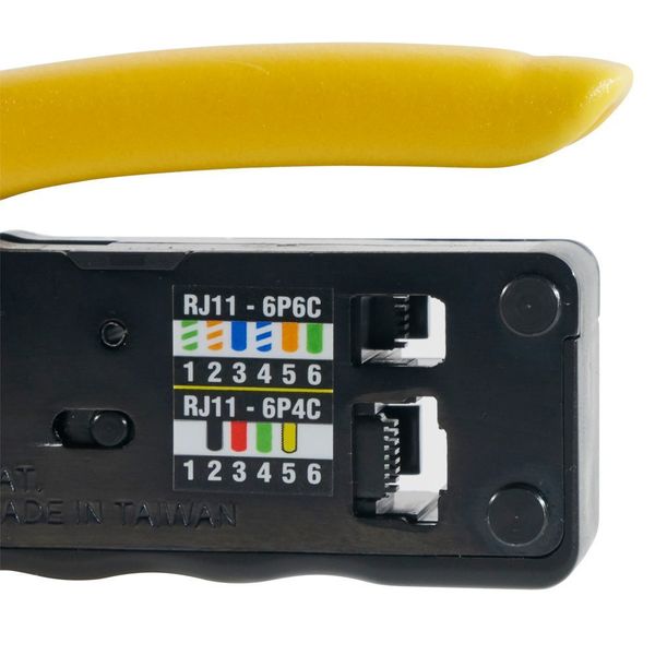 5 1/4 in Ratchet Crimper CAT3, CAT5e, CAT6