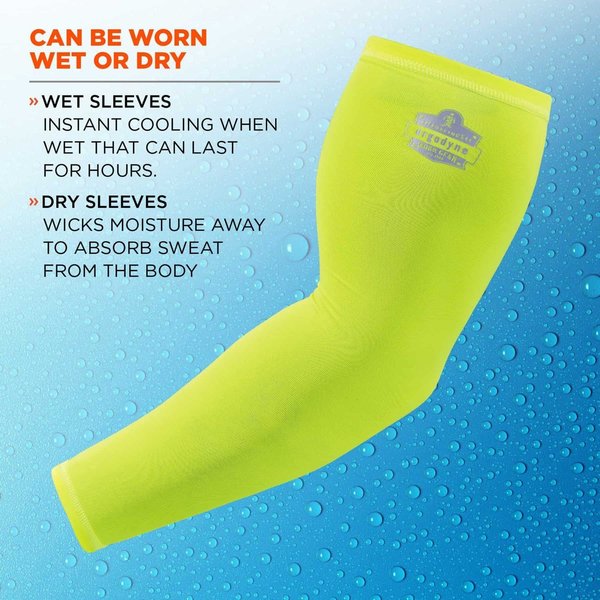 Protective Sleeve, Polyester/Spandex, Lime