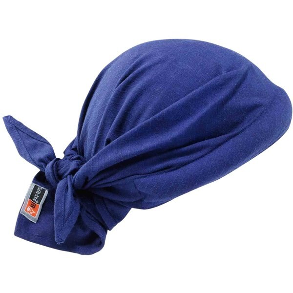 Flame Resistant Cooling Bandana, Blue, Cotton