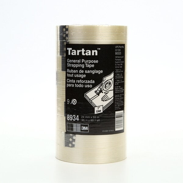 Filament Tape, 24mm x 55m, Clear, PK36