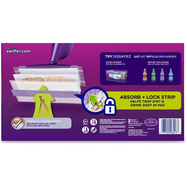 11.3 in x 5.4 in Refill WetJet Pad, White, Cotton, PK24