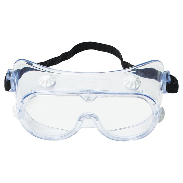 Safety Goggles, Clear Anti-Fog Lens, 334 Series, 10PK