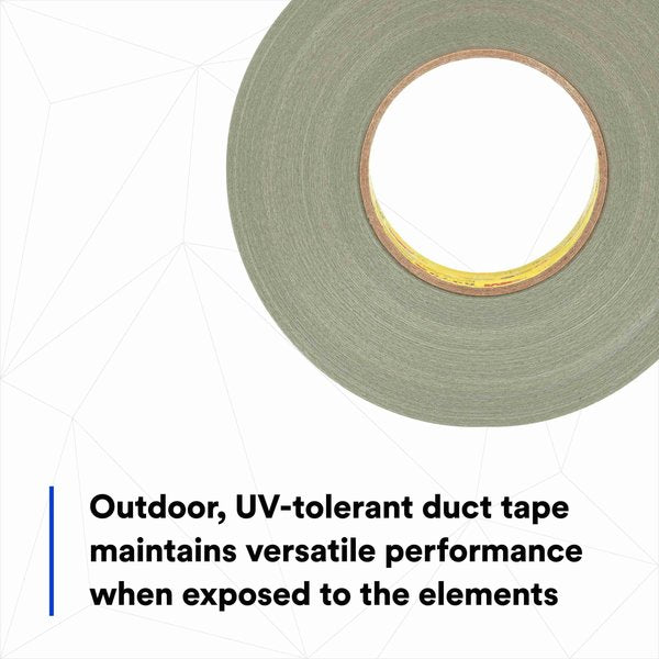 Duct Tape, 2 In x 60 yd, 12.6 mil, Olive