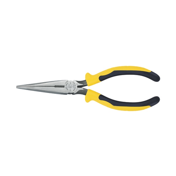 7 5/16 in J203 Needle Nose Plier, Side Cutter Plastic Dipped Handle