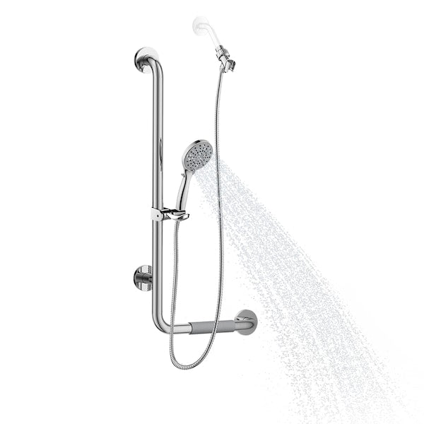 Ergoslidebar Stainless Steel Polished-Left