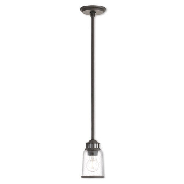 Lawrenceville 1 Light Bronze Mini Pendant