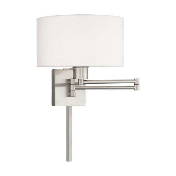 Swing Arm Wall Lamps 1 Light Brushed Nic