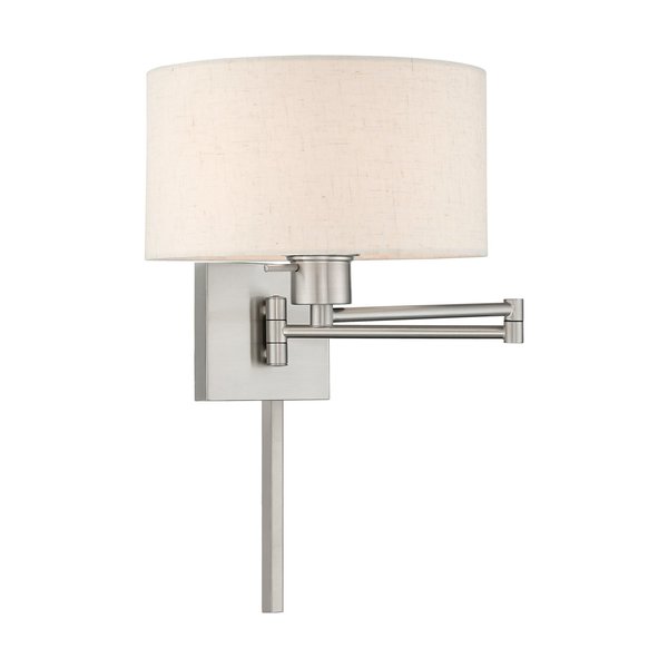 Swing Arm Wall Lamps 1 Light Brushed Nic