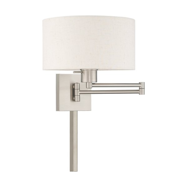 Swing Arm Wall Lamps 1 Light Brushed Nic